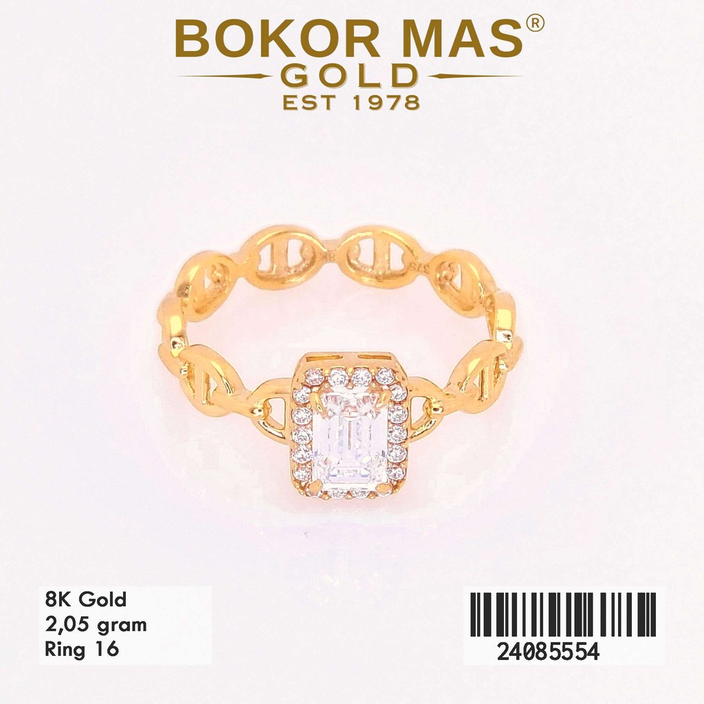Cincin Permata Emas 375 8K 24085554 - BokorMas Gold