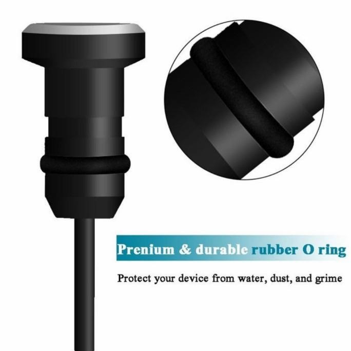 Hemat 1 Set Anti Dust Debu Penutup Port Usb Type C Dan Earphone Jack 3.5Mm Deal