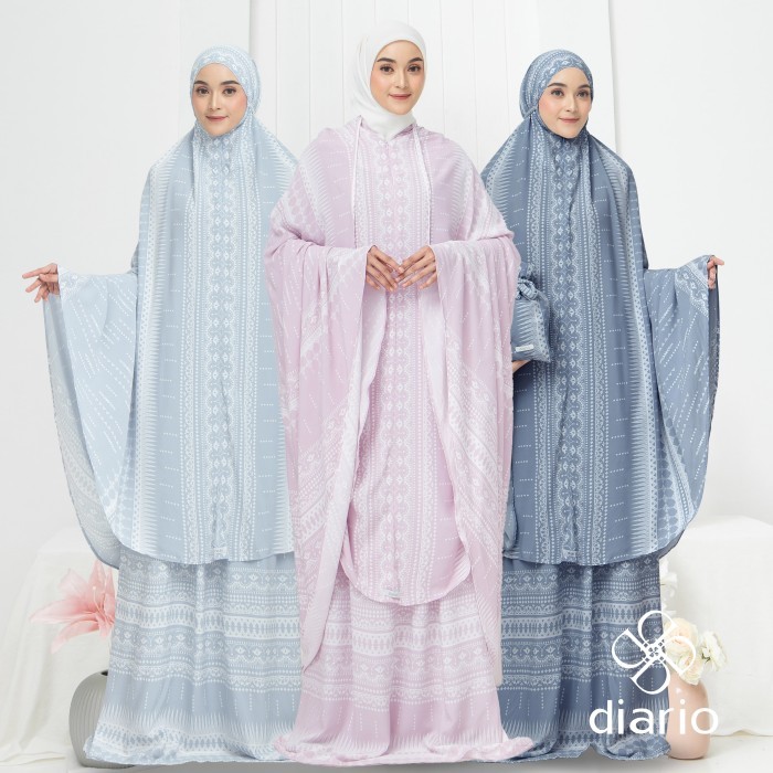 Diario - Mukena Dewasa Rayon Arista 2 In 1 #Original