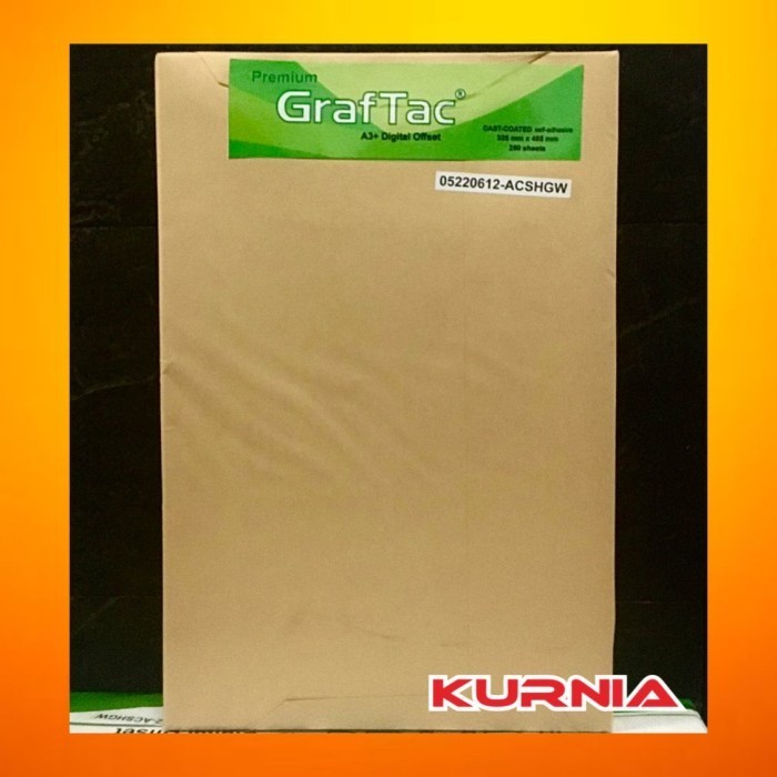 

TERBARU - Stiker Kromo Graftac/Sticker Chromo High Glossy White Uk A3+ (250 Lbr)
