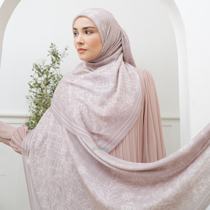Nabnib - Fleur Hijab Square Voal Ultrafine #Original