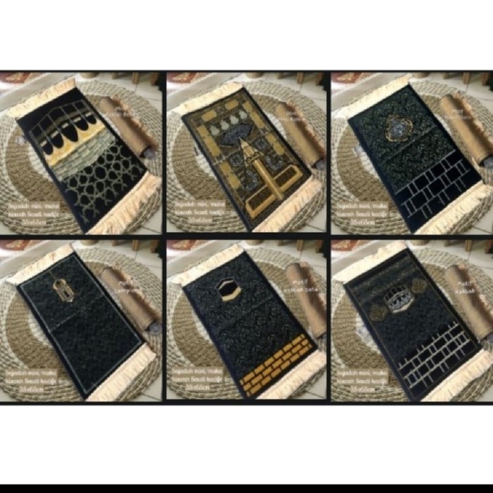 Sajadah SAJADAH TURKI YAKAR MINI/MUKA TEBAL PREMIUM - grosirRANDOM, hitam halus terlaris terbaru pre
