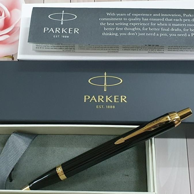 

Murah Meriah ! Pen Parker New IM Black GT Ballpoint M.Blk TB