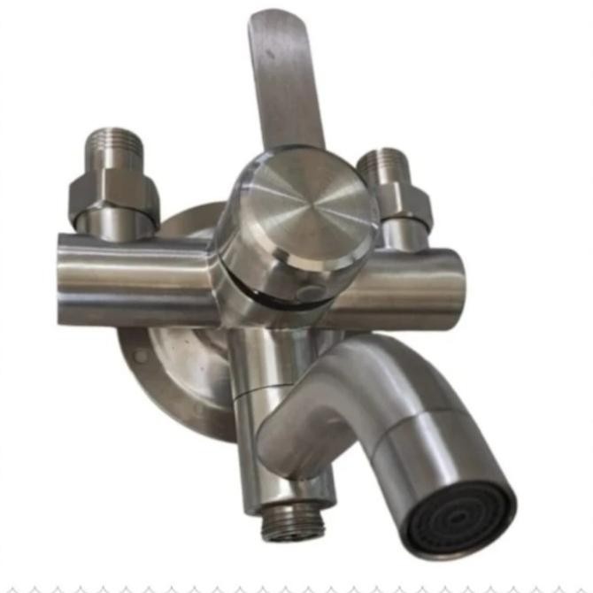 Kran Shower Mixer /Keran Air Panas Dingin Universal tanpa bobok tembok