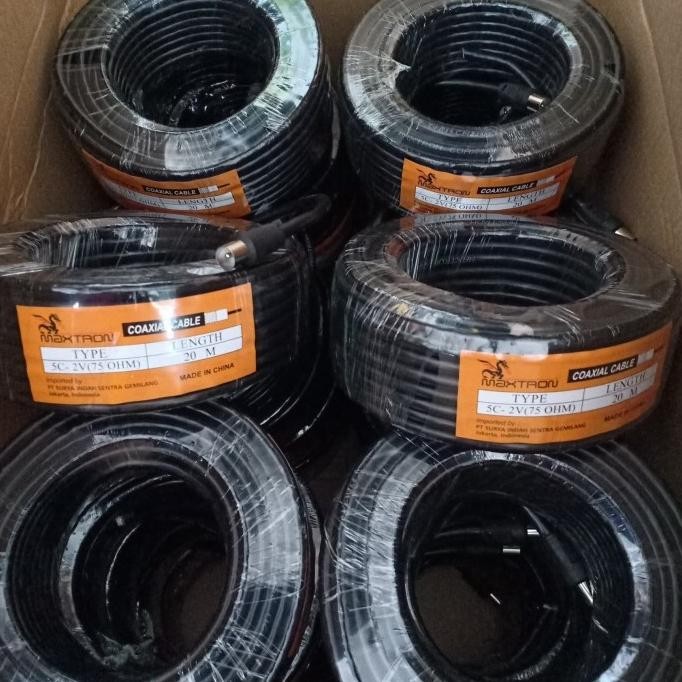 Hemat Kabel Antena Tv Maxtron Panjang 20M Deal