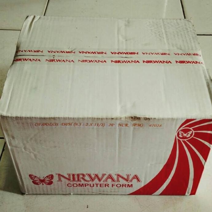 

Nirwana Kertas Continuous Form HVS 2 Ply 9.5 " x 11 " K2:4 Wartel