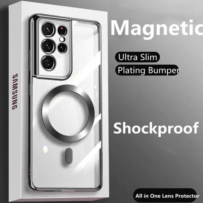 Case Samsung Galaxy Note 20 Note 20 Ultra Plating Magsafe Cover Casing