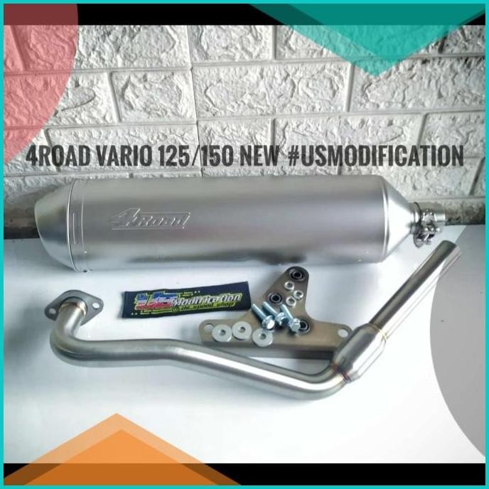 knalpot leovice 4road scoot vario 150 new vietnam 11OKTZ4 parts