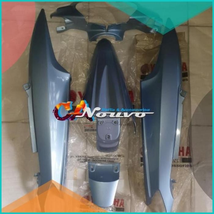 cover body mio lama sporty 5tl biru muda telur asin original yamaha 11