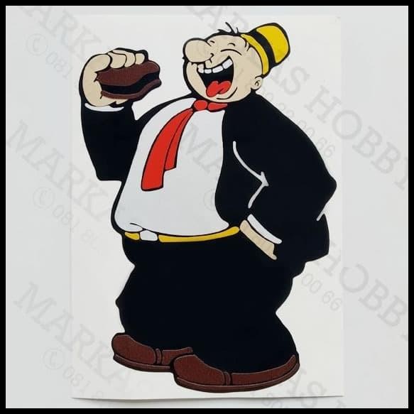 

HOT DEAL STIKER POPEYE J.WELLINGTON WIMPY EAT STANDING !!!!!