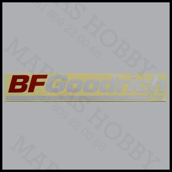 

HOT DEAL STIKER BF GOODRICH TIRES RED AND WHITE OF TEXT !!!!