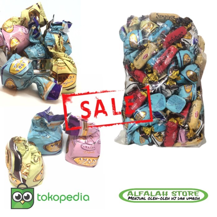 

Ready Stok - Coklat Turki Mix 1Kg/Coklat Arab/Coklat Oleh Haji Umroh/Grosir Coklat