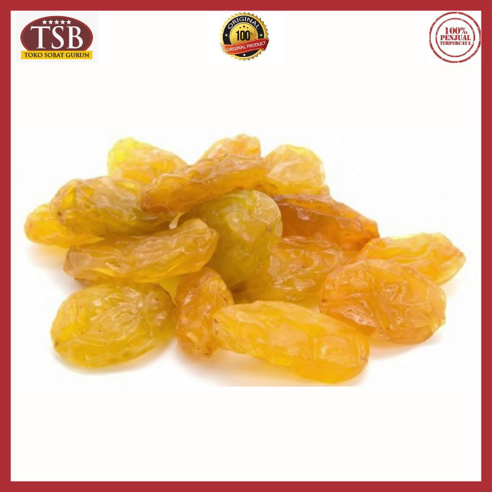 

Ready - Kismis Arab Golden Raisin Asam Manis 1Kg