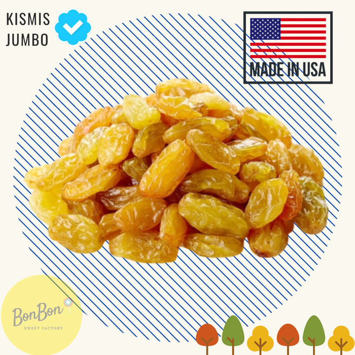 

Ready - 500Gr Kismis Kuning Jumbo Amerika / Golden Usa Raisin