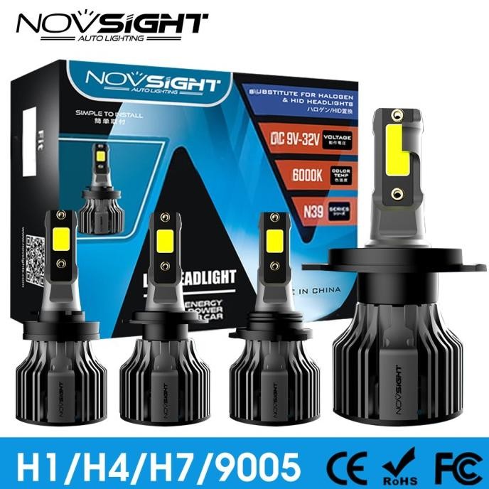 Novsight N39 72W Lampu Led Foglamp Headlamp Mobil H4 H7 H11 H1 9005