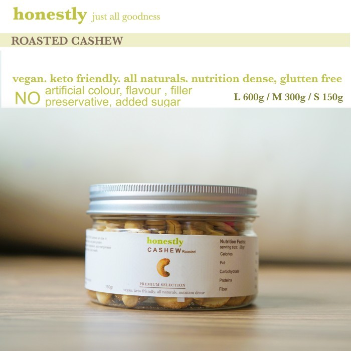 

Ready Roasted Cashew Nut , Kacang Mede Mete Panggang , Keto Diet , Natural