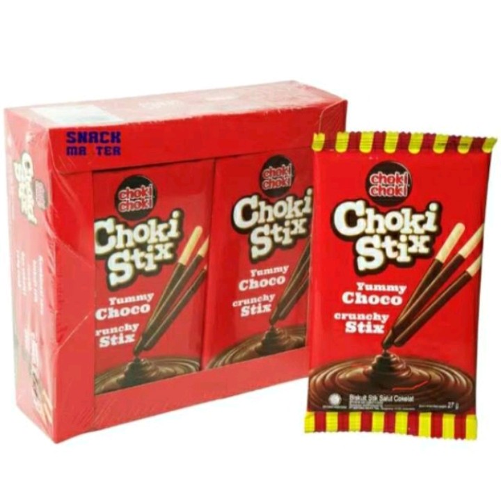 

Choki Stik Salut Coklat 1 box isi 12 sachet