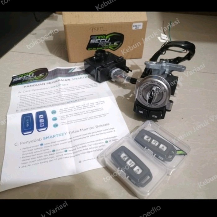 Keyless Nmax Lama 9 Nine Securicle Plug and Play Luminos Nmax Lama