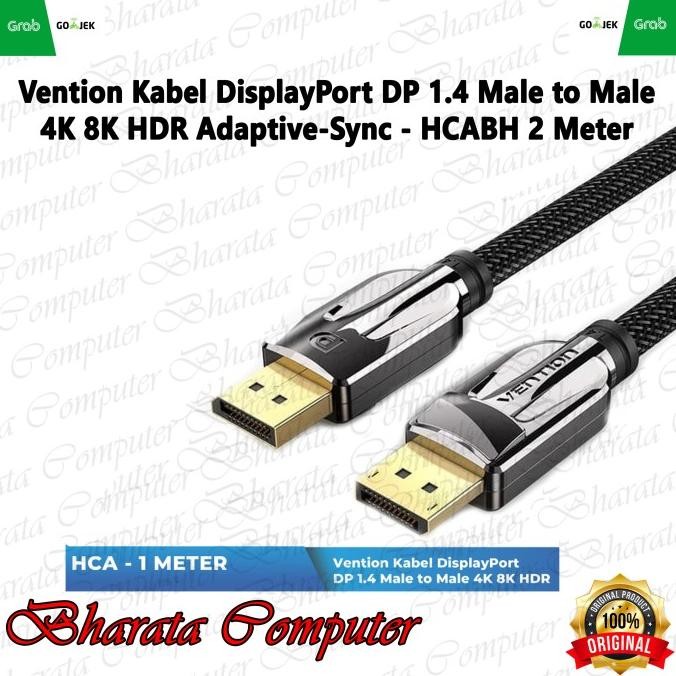 

Diskon! Vention Kabel DP Display Port 1.4 Male to Male 8K Ultra HD