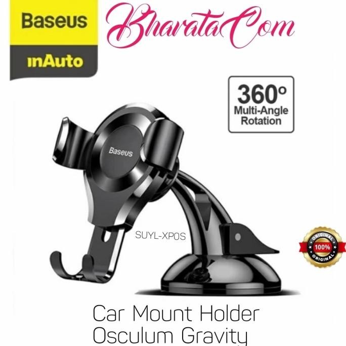 

Diskon! BASEUS UNIVERSAL CAR HOLDER OSCULUM GRAVITY CAR MOUNT - Hitam