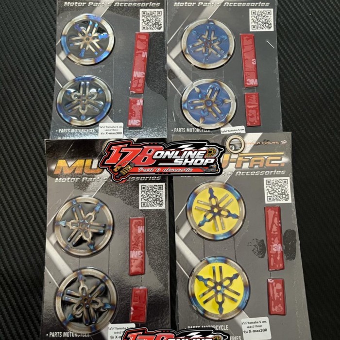 Emblem logo Yamaha xmax titanium