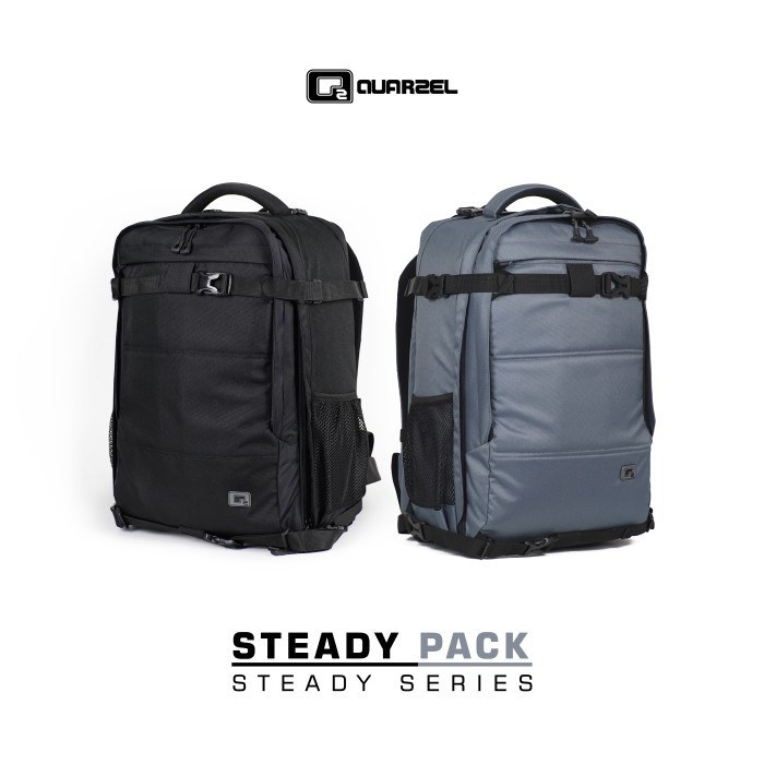 TERMURAH - Quarzel Steady Pack Camera DSLR Backpack muat Gimbal + Laptop 15.6"