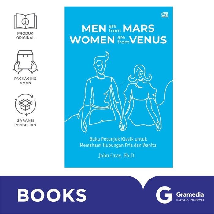 

Gramedia Buku Men Are from Mars, Women Are from Venus (620221020)