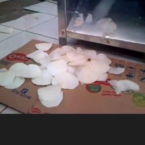 TERBARU - MESIN PARUT KERIPIK ELEKTRIK SINGKONG KENTANG OTOMATIS LISTRIK 200 WAT