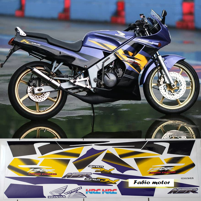 Striping Nsr R 150 1997 Ungu Kuning Premium Quality (HD)