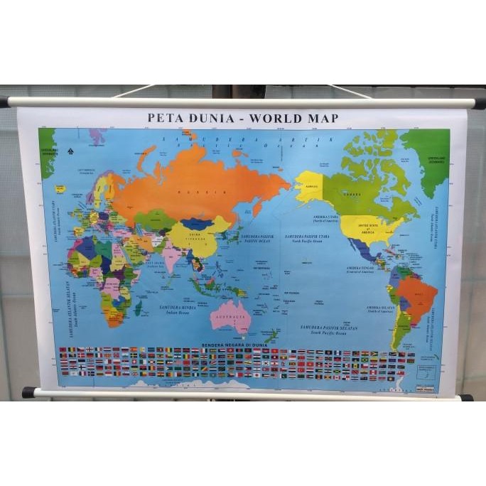 

Terlaris Peta Dunia World Map Peta Dinding Ready Stok