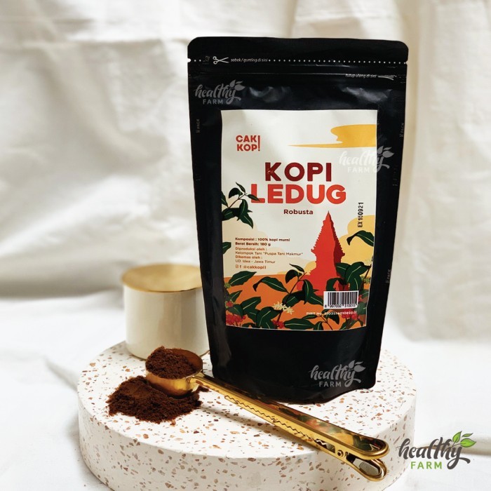 

Cakkopi Kopi Ledug / Kopi Bubuk Robusta (Robusta Coffee) 180 Gram