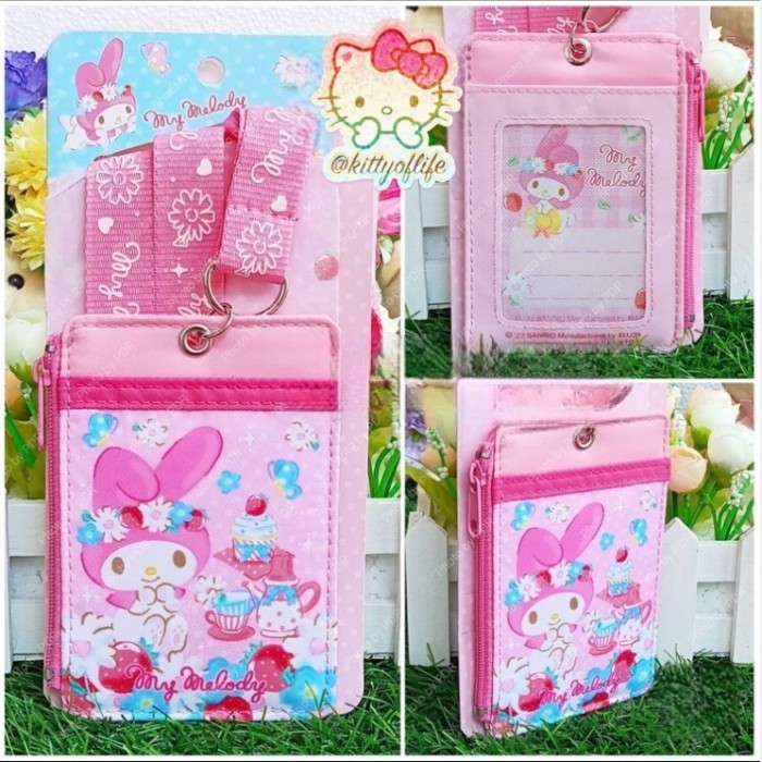 

Gantungan ID Card Holder w Neck Strap Sanrio Original My Melody