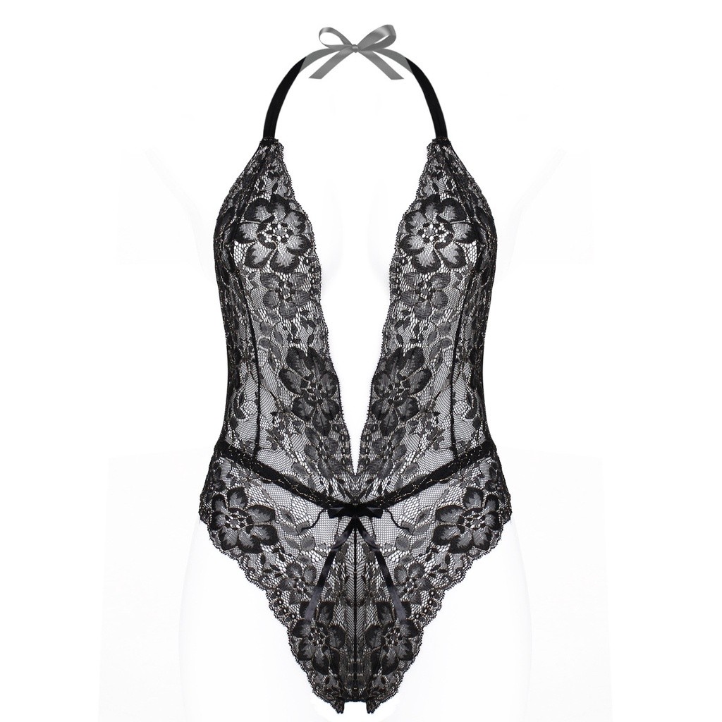 Lingerie Lingerie Sexy Transparan Babydoll Teddies Renda jumpsuit Lingerie 9 B018