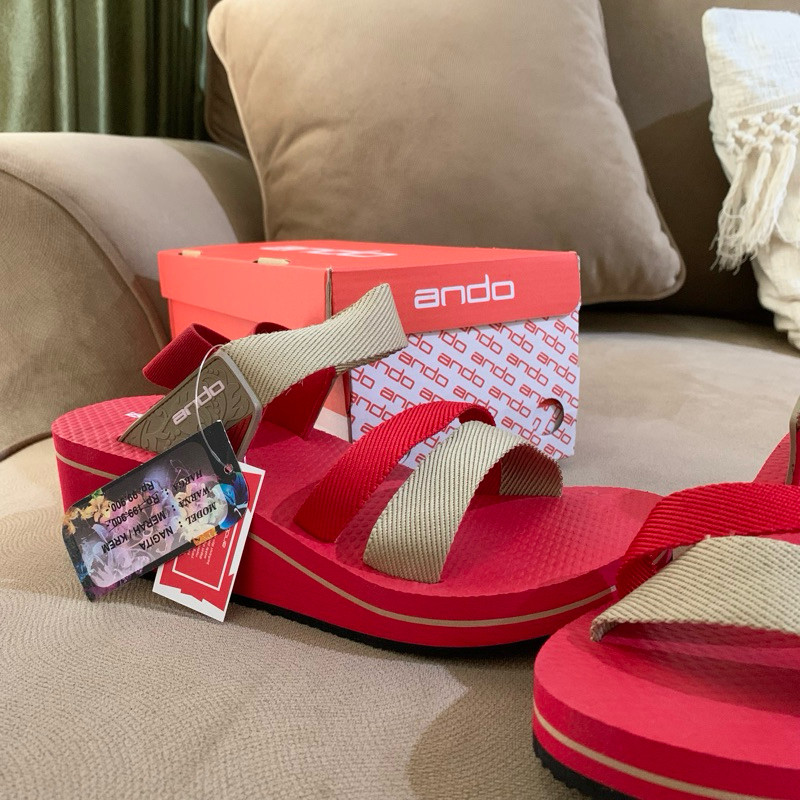 Sepatu Wanita Sandal Gunung Wanita Cewek Ando Jenner Premium Murah size 37 38 40 Empuk Awet Viral