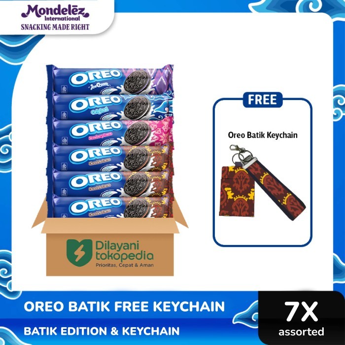 

TERBARU Paket Snack Oreo Biskuit Batik - Free Keychain