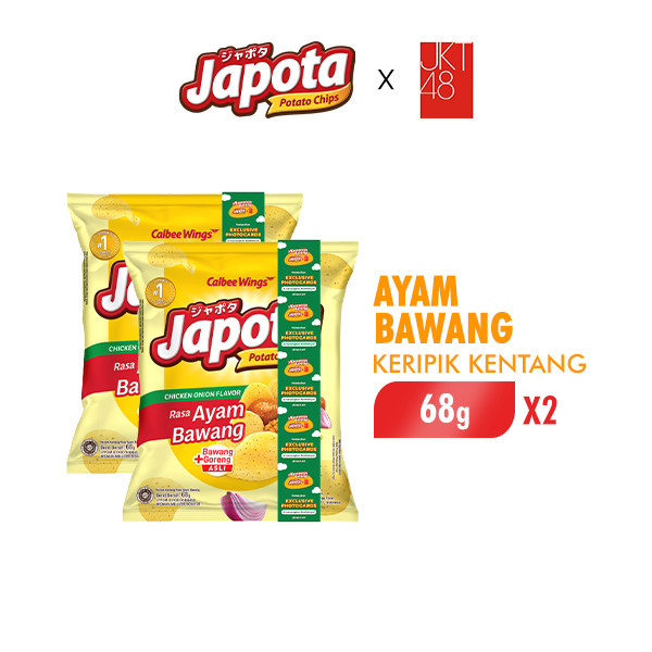 

PROMO SPECIAL Japota Keripik Kentang Ayam Bawang 68 gr x 2 pcs