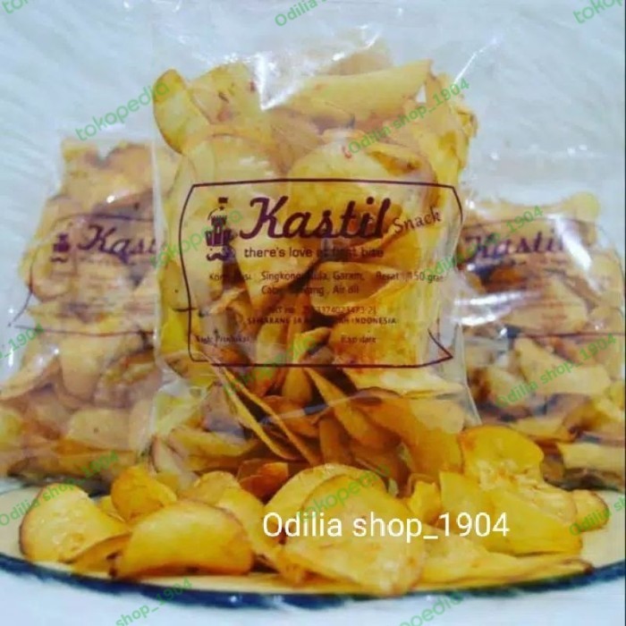 

BIG SALE keripik singkong pedas Kastil (150gr)