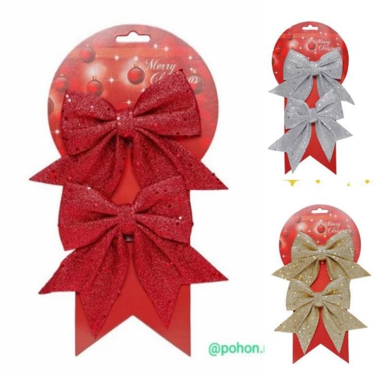 

CR - Pita Hiasan Dekorasi Ornamen Pohon Natal Christmas Ribbon TERLARIS
