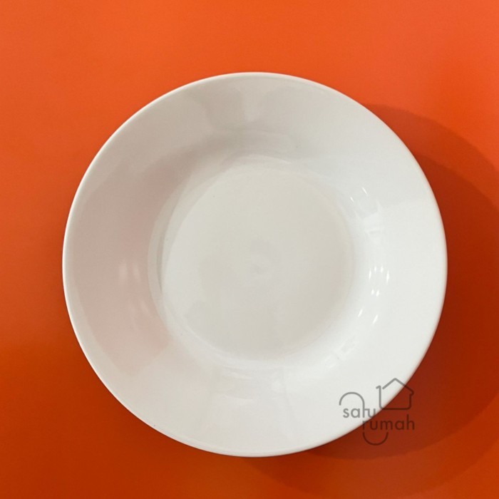 6PCS PIRING PUTIH POLOS SUNBIRD 9INCH/PIRING SAJI/PIRING MAKAN KERAMIK