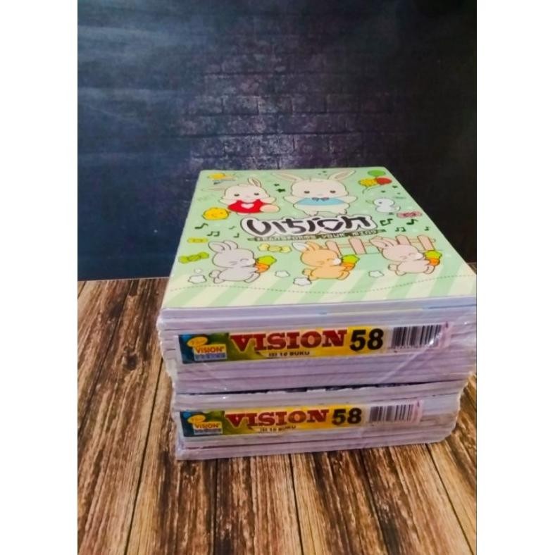 

Promo Buku Tulis Vision 58 (1 Pak Isi 10 Buku)