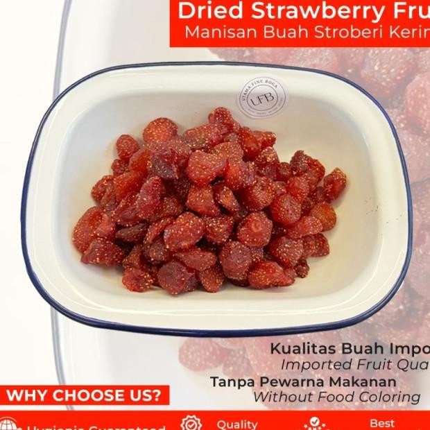 

Manisan Buah Stroberi Kering / Dried Strawberry Fruit 250 Gram