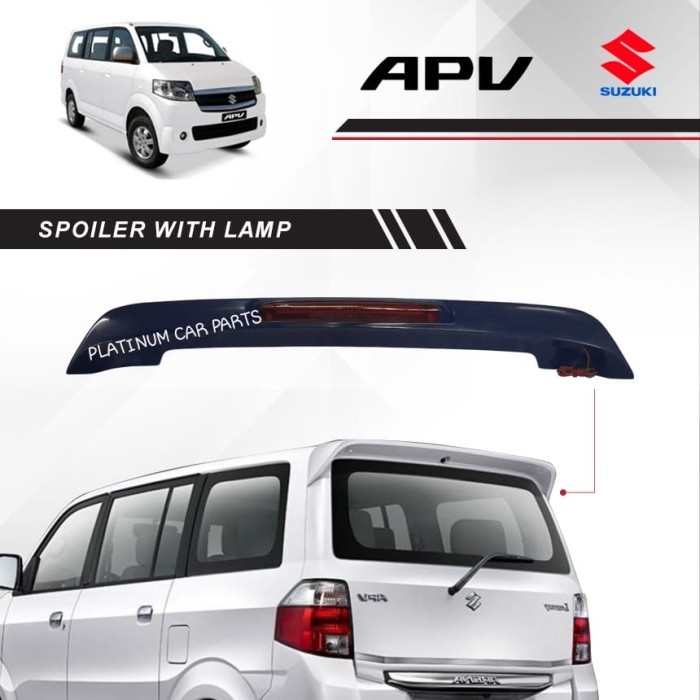 Spoiler APV With Lamp / Spoiler Suzuki APV dengan lampu