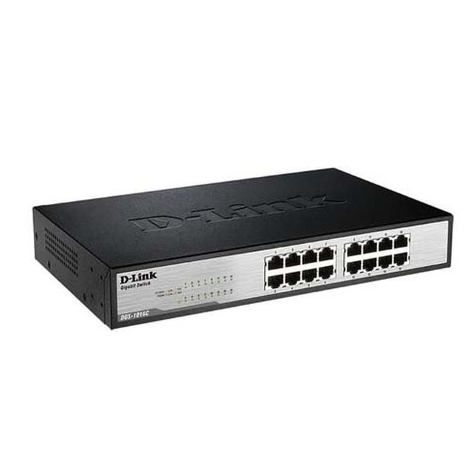 D-LINK SWITCH HUB 16 PORT GIGABIT DGS-1016C
