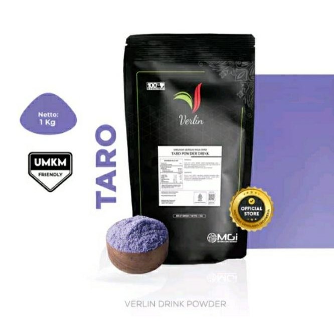 

Siap Kirim Verlin TARO Powder Drink / Serbuk Minuman 1 kg Instant READY