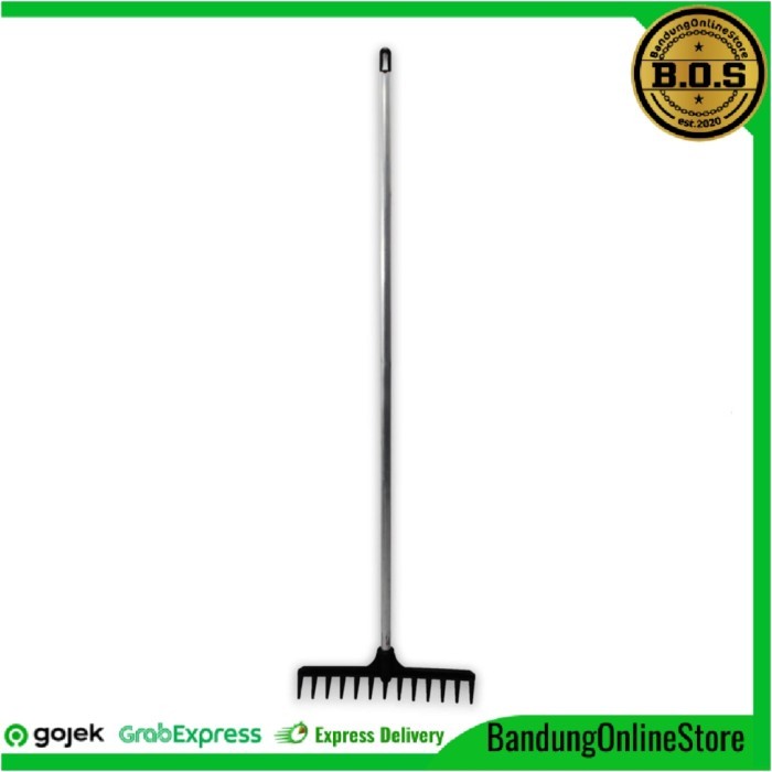 Garpu Taman Plastik Dengan Handle Penggaruk Jerami Daun Ranting Pohon