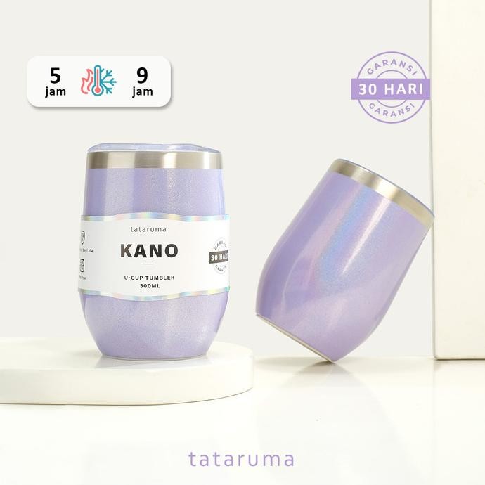 

mano kano hologram lilac - tumbler special edition tahan panas dingin termurah