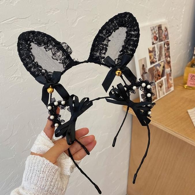 BANDO COSPLAY SEXY RABBIT KITTEN CAT TELINGA KUCING KELINCI CEWEK CUTE
