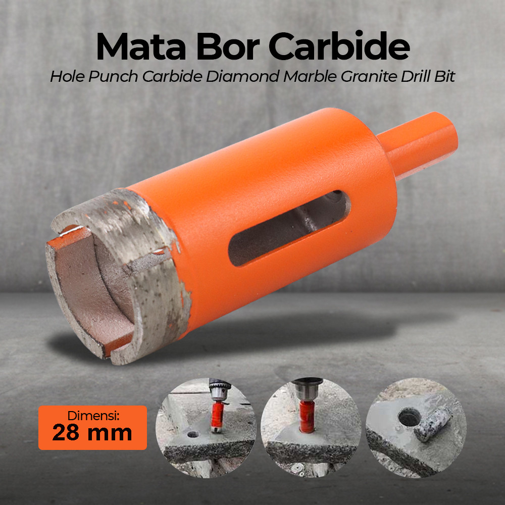 

- VENSTPOW Mata Bor Hole Punch Carbide Diamond Marble Granite Drill Bit - V12 -