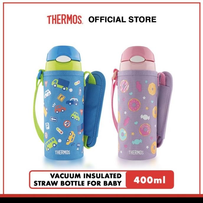 

BLUE- VACUUM INSULATED STRAW BOTTLE FOR BABY 400ML - BLUE GREEN