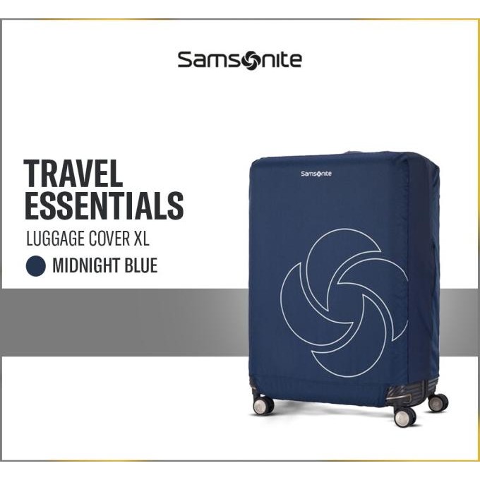 

BLUE- SAMSONITE TRAVEL ESSENTIALS LUGGAGE COVER XL - MIDNIGHT BLUE